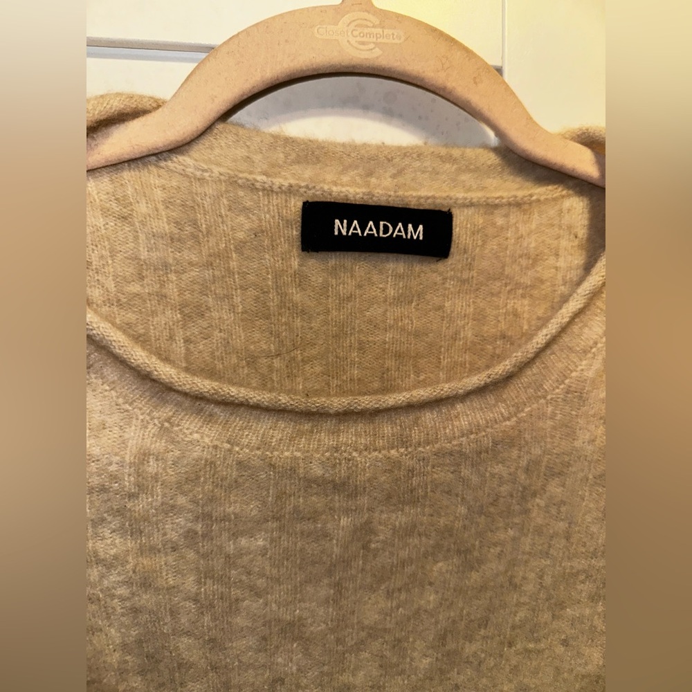 NAADAM Lightweight Cashmere Ribbed Sweater $158 MSRP - Picture 9 of 16